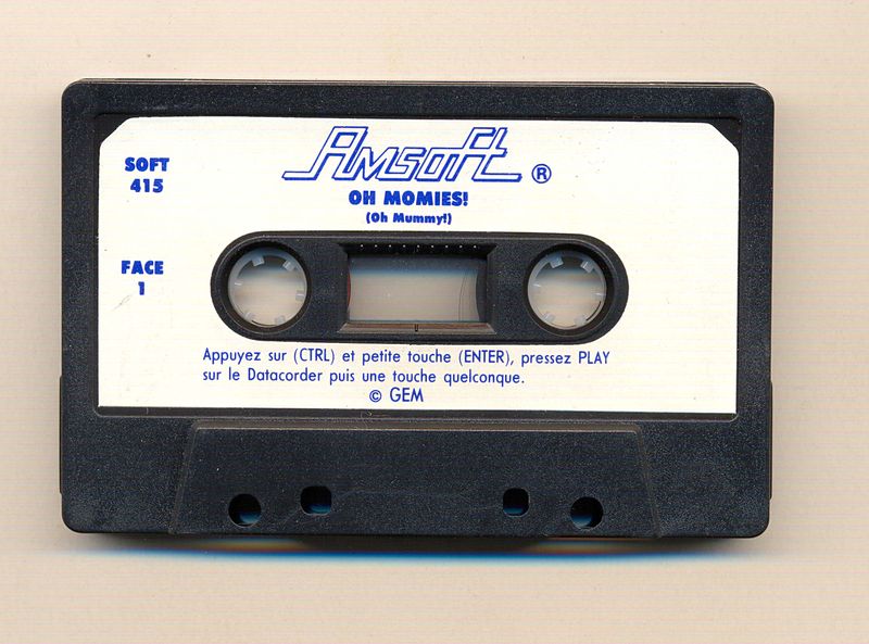 File:Oh Mummy (Amsoft FR) Tape - Side A.jpg