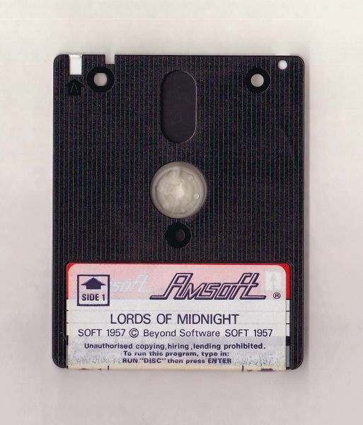 File:Lords of Midnight (Amsoft UK) Disc - Side A.jpg