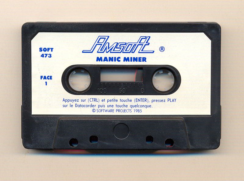 File:Manic Miner (Amsoft FR) Tape - Side A.jpg