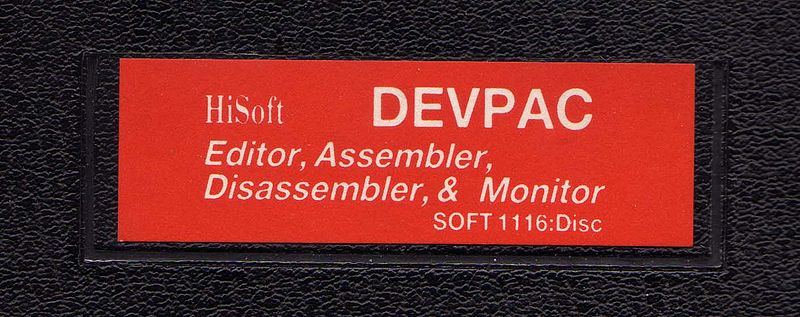 File:Hisoft Devpac (Amsoft UK) Disc Label.jpg