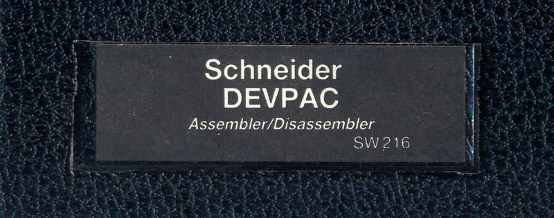 File:Hisoft Devpac (Amsoft DE) Tape - Label.jpg